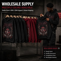 Sweat à capuche imprimé Heavy Metal Streetwear, coupe classique, 500 g/m², mélange polyester/coton, unisexe, pull-over, hiver, décontracté, ourlet côtelé