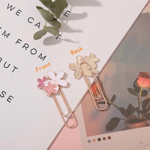 ที่หนีบกระดาษรูปเชอร์รี่ที่หนีบกระดาษโลหะที่คั่นหนังสือสีสันสดใสของขวัญสำหรับนักเรียนครูโรงเรียนเครื่องใช้สำนักงานอุปกรณ์เสริมสำหรับโต๊ะ - Product Image 2