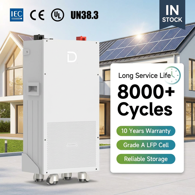 Dyness 51.2V 314Ah Solar Lithium Battery Pack 16Kwh Home Energy Storage System wall mouted LiFePO4 Battery Pack 8000 cycle IP65