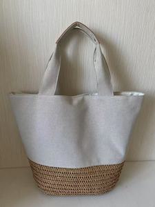 Borsa Tote in cotone e <span class=keywords><strong>lino</strong></span> con PULOGO per uso quotidiano da donna - Product Image 2