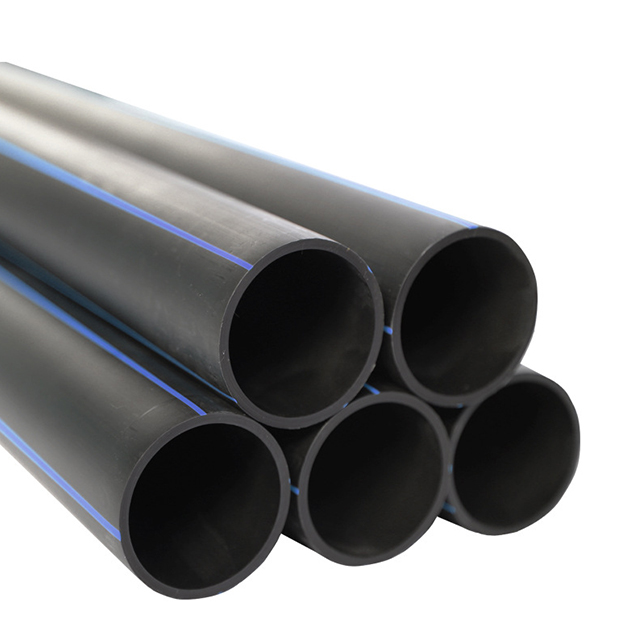 PN16 Portable Water Polyethylene Pipe PE100 , PP PE Black Flexible PVC Irrigation Pipe
