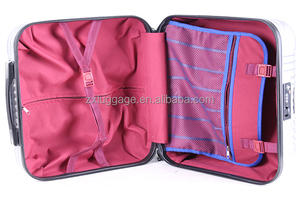 Haute qualité 16 pouces cabine bagages couleur argent <span class=keywords><strong>valise</strong></span> chariot bagages dur bagages - Product Image 6