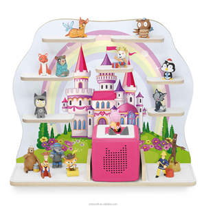 Bonito estante de madera Toniebox <span class=keywords><strong>para</strong></span> almacenamiento de juguetes de baño, impresión Digital magnética <span class=keywords><strong>para</strong></span> niña y niño, diseño de fábrica, venta al por mayor, tema de Arte de cocina - Product Image 6