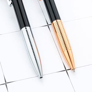1.0Mm Custom Engraved Metal Logo Business Smooth Writing Student Multi-Color Twist-Action Ballpoint <b>Pen</b> - Product Image 3