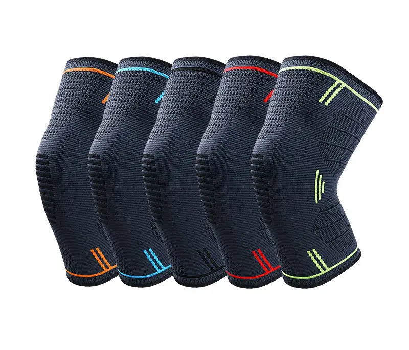 Compression Knee Sleeve Support Kneepad Running Cycling Knee Pads for Sports And Arthritis Injury Recovery#HX-36