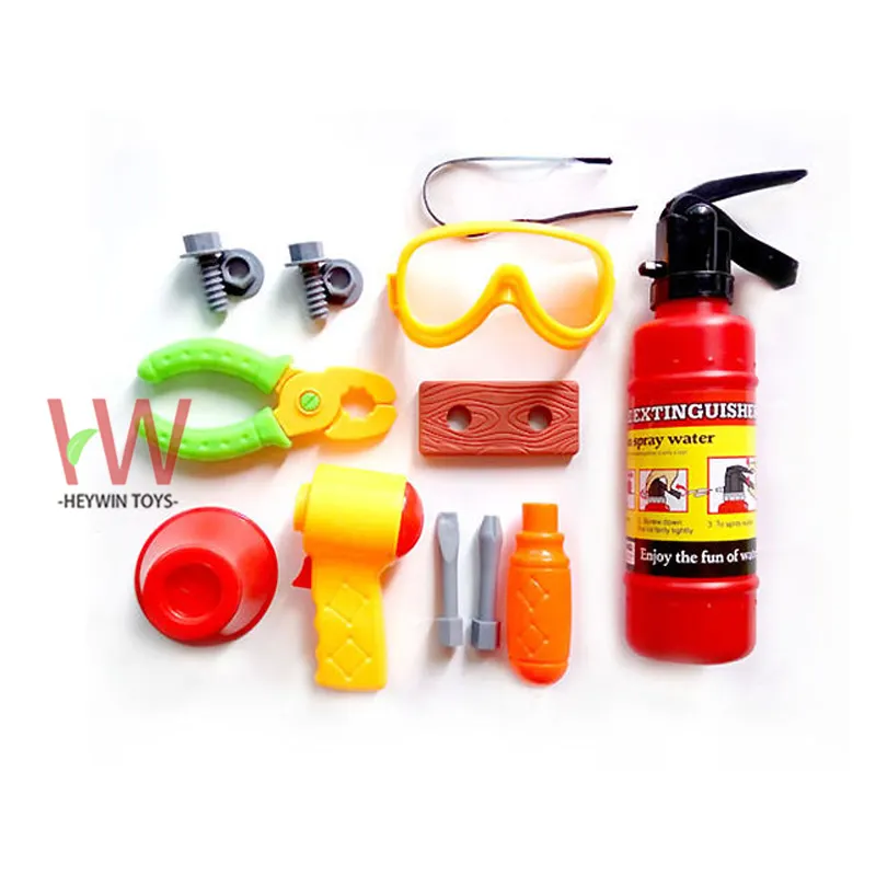 Pretend Play Toys TOOL Fun Set eyeglasses pincer pliers fire extinguisher screwdriver screw Repair tools Children Toys (HT02)