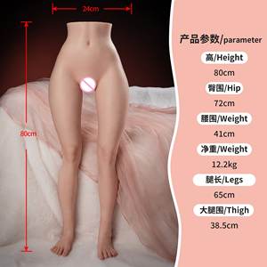 Высококачественная реалистичная секс-кукла для взрослых: силиконовый торс с ногами, водонепроницаемая, сексуальный внешний вид, аутентичные ощущения при сексе - Product Image 6