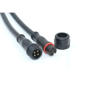 2 <span class=keywords><strong>3</strong></span> 4 5Pin impermeável cabo elétrico fio conector Joint Power Plug Socket, LED luz impermeável conector cabo - Product Image 3