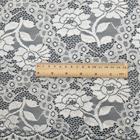 Tissu en dentelle festonnée de qualité supérieure en nylon Spandex Tissu en dentelle de haute qualité