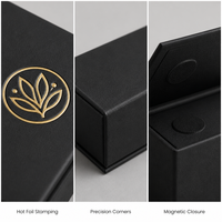 Boîte cadeau rigide personnalisée avec impression, fermeture magnétique, insert en EVA, emballage de luxe pour la vente au détail