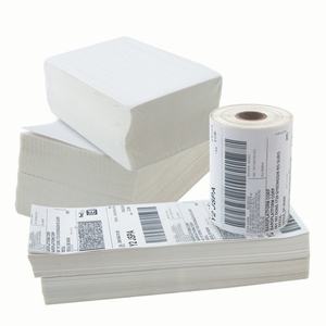 Factory Wholesale Waterproof Hot Melt Adhesion 100mm X 150mm Thermal Shipping Label 500/ Roll for <b>Printer</b> - Product Image 4