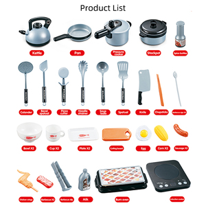 Juego <span class=keywords><strong>de</strong></span> cocina para el hogar para niños, juego <span class=keywords><strong>de</strong></span> vajilla, juego <span class=keywords><strong>de</strong></span> comida al por mayor, juego <span class=keywords><strong>de</strong></span> cocina <span class=keywords><strong>de</strong></span> simulación, plástico para niños, 24 aceptables - Product Image 2