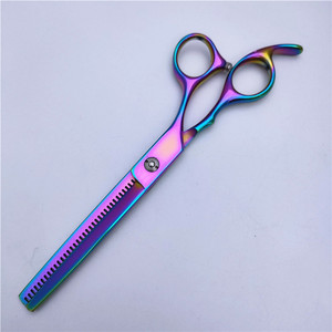Tijeras profesionales de 6.5 pulgadas para entresacar el pelo de mascotas, de acero inoxidable, para un corte y recorte preciso. - Product Image 3