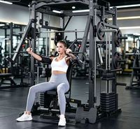 Máquina de Ejercicios Multifuncional Zoshine con Poleas Cruzadas Ajustables, Equipo de Entrenamiento de Fuerza para Ejercicios en Casa