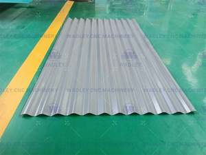 เครื่องขึ้นรูปกระเบื้องผนังเหล็กเคลือบสีสองชั้น Vodley ควบคุมด้วย PLC ความหนาของแผ่น 0.3-0.8 มม. ความกว้างป้อนวัสดุ 914-1250 มม. - Product Image 5