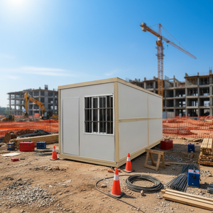 Fournisseur de maisons conteneurs pliables de type X, maisons conteneurs modulaires préfabriquées pliables pour bureau, hôtel - Product Image 1