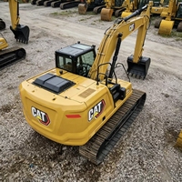 Excavatrice sur chenilles Cat d'occasion, comme neuve, 20,5 tonnes, modèle 2022, avec moteur en excellent état de marche, godet de 1,0 m³, bon état, divers modèles disponibles