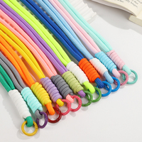 Sangle de téléphone personnalisable en sangle de polyester tissée à la main, réglable, multicolore, écologique, avec logo personnalisé, largeur personnalisable et durable