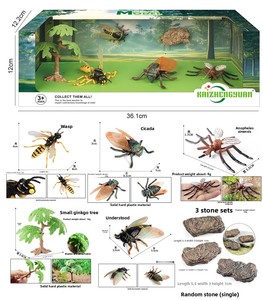 Jouets éducatifs scientifiques <span class=keywords><strong>et</strong></span> de jeu imaginatif, modèles d'insectes réalistes en plastique solide pour enfants de 3 ans <span class=keywords><strong>et</strong></span> plus - Product Image 3
