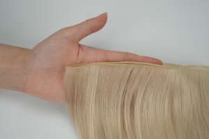 High Quality 50g 100% Virgin Double Drawn Sew-In <b>Remy</b> <b>Human</b> <b>Hair</b> <b>Extensions</b> for Silky Straight Wave Style Bleached <b>Hair</b> - Product Image 2