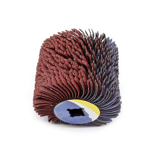 Tambour abrasif flexible tréfilage personnalisé divers grains tambour de roue à lamelles <span class=keywords><strong>pour</strong></span> <span class=keywords><strong>meuler</strong></span> les métaux mous des menuiseries - Product Image 1