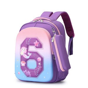 Kỹ thuật số trẻ em schoolbag 3D vỏ cứng xả nước học sinh tiểu học Túi ba lô - Product Image 1