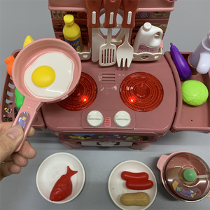 Kreatives Geburtstags geschenk DIY Mädchen geben Rollenspiel Simulation Lebensmittel Kochgeschirr Mini Küchen spielzeug Echtes Kochset Für Kinder - Product Image 3