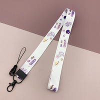 Lanière promotionnelle personnalisée en nylon avec impression de logo, porte-badge imprimé, lanière en nylon imprimée