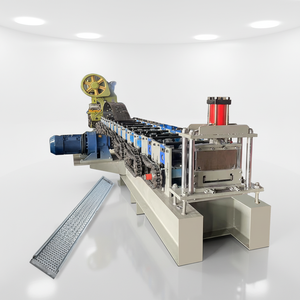 เครื่องขึ้นรูปเหล็กแผ่นพื้นทางเดินแบบม้วน ราคาโรงงาน รับผลิตตามสั่ง - Product Image 1