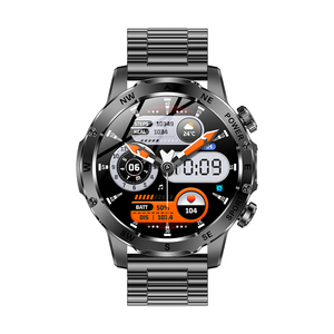 AK92 <b>Smartwatch</b> for Outdoors 1.53" BT Call Compass Flashlight Low Power Consumption HR Monitor Rugged Sport Smart Watch - Product Image 6