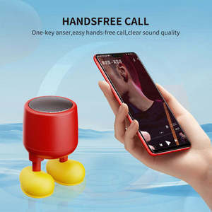 Haut-parleur portable sans fil Hi-Fi extérieur rond, petit caisson de basses stéréo, mini haut-parleur Bluetooth - Product Image 6