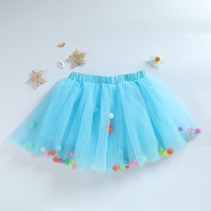 Falda Tutú de Tul Suave para Bebés Niñas, Disfraz de Princesa <span class=keywords><strong>con</strong></span> <span class=keywords><strong>Pompones</strong></span> para Fiesta de Cumpleaños - Product Image 5
