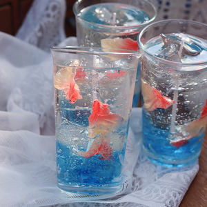 LANJO Bougie artisanale en forme de poisson rouge dans un bocal, créative, écologique, en cire de gel, parfumée, avec étiquette personnalisée, à combustion lente - Product Image 6