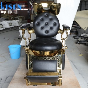 Kisen Ensemble de fauteuils de barbier très demandés avec bac de lavage gonflable pour le shampoing, mobilier de salon - Product Image 6