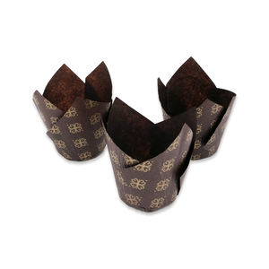 Molde de taza de pastel de tulipán de papel, diseño ODM, precio al por mayor, tazas de hornear de tulipán - Product Image 3