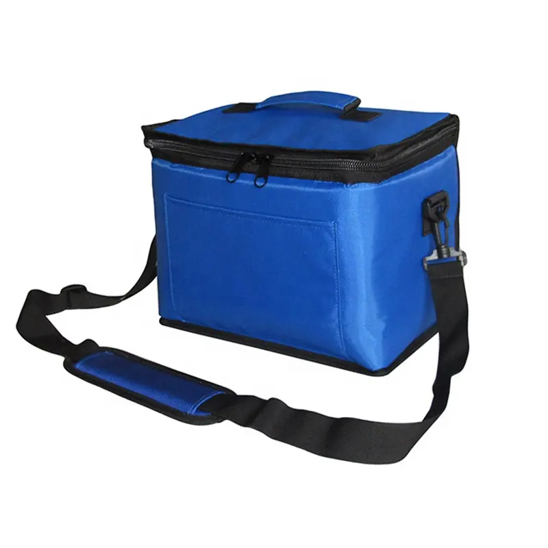 Waterproof Portable 14L Drink Custom Logo Cooler Hot Thermal Ice Small Red Handle Insulated Lunch Bags Yellow Food Delivery Bag