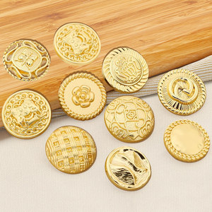 Factory High Quality <strong>Metal</strong> <strong>Button</strong> Engraved Gold Logo Custom <strong>Metal</strong> Dome Shank Sew <strong>Buttons</strong> for Clothes Accessories - Product Image 3