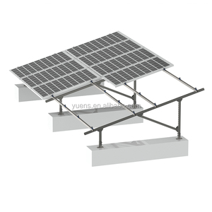 Support de montage au sol pour panneaux solaires photovoltaïques en acier galvanisé Yuens 1 MW, nouvelle conception pour système de structure agricole GP-3C, supports universels - Product Image 1