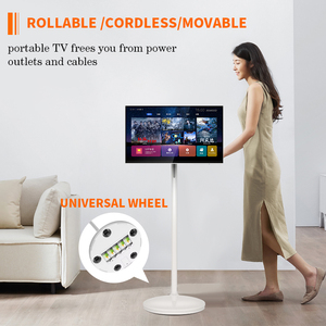 Téléviseur intelligent portable 21,5 pouces avec écran tactile 1080p HD LCD sans fil sur roulettes, idéal comme cadeau pour le Nouvel An – Meilleure vente - Product Image 4
