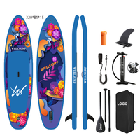 Fabricante profesional de logotipo personalizado inflable Sup Paddle Board con buen precio