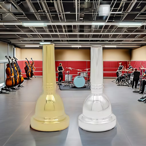 Alta calidad profesional BB oro plata amarillo Alto <span class=keywords><strong>trombón</strong></span> <span class=keywords><strong>boquilla</strong></span> 6.5AL accesorios de instrumentos de latón venta al por mayor - Product Image 4