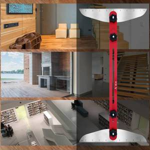 Herramienta <span class=keywords><strong>de</strong></span> plantilla <span class=keywords><strong>de</strong></span> calibre <span class=keywords><strong>de</strong></span> peldaños <span class=keywords><strong>de</strong></span> escalera, plantilla <span class=keywords><strong>de</strong></span> escalera para medir estante <span class=keywords><strong>de</strong></span> escalera, herramienta <span class=keywords><strong>de</strong></span> trazado, Kit <span class=keywords><strong>de</strong></span> Proyecto <span class=keywords><strong>de</strong></span> carpintería <span class=keywords><strong>de</strong></span> aleación <span class=keywords><strong>de</strong></span> aluminio - Product Image 6