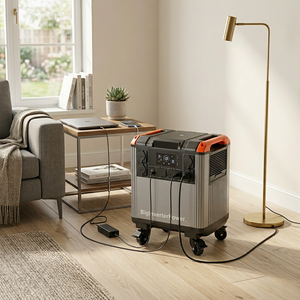 Station d'alimentation portable 5000W 5300Wh 230V à onde sinusoïdale pure avec port Type C pour usage domestique et secours d'urgence - Product Image 2
