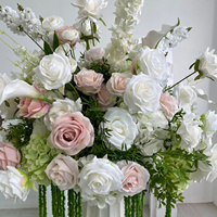 Groothandel Luxe Op Maat Gemaakte Zijden Bloembol Kunstbloem Tafeldecoratie voor Bruiloft Feest Ceremonie Decoratie