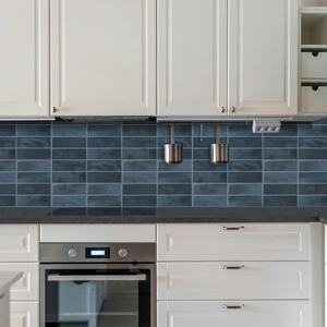 Home Decor Bathroom Waterproof Peel and Stick Marble Blue <strong>Backsplash</strong> Mosaic Wall Tiles <strong>Sticker</strong> <strong>for</strong> <strong>Kitchen</strong> Living Room - Product Image 4