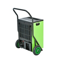 Déshumidificateur à compresseur 80L/jour, portable, pour la maison et le garage, modèle avec poignée