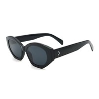 Lunettes de soleil de luxe pour femmes, nouvelle collection 2024, avec logo personnalisé, qualité supérieure, design tendance, protection UV, forme hexagonale