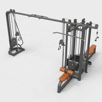 Machines multifonctions à sélection de charge par pignon, 5 stations, Life Fitness Large Trainer