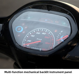 Scooters de Combustible con Chasis Curvo para Hombres y Mujeres, Nuevos, Estándar Nacional, Velocidad Máxima >50 km/h, Disponibles en Negro, Azul y Borgoña - Product Image 5