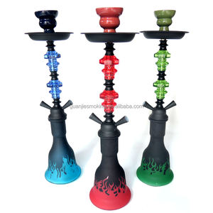 2管52厘米中型阿拉伯廉价水烟铁制金属婴儿水烟水烟管 - Product Image 5